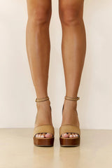 Floria Heels Banana Leather
