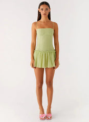 Bambini Mini Dress - Green