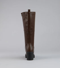 Retro Rise Knee High Platform Boots